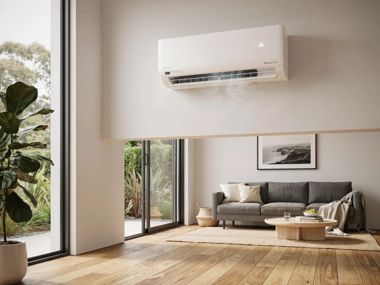 Air conditioning installation in a Hawke's Bay home